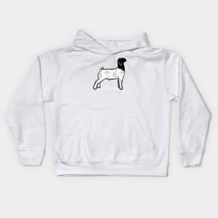 Watercolor Cactus Market Goat - NOT FOR RESALE WITHOUT PERMISSION Kids Hoodie